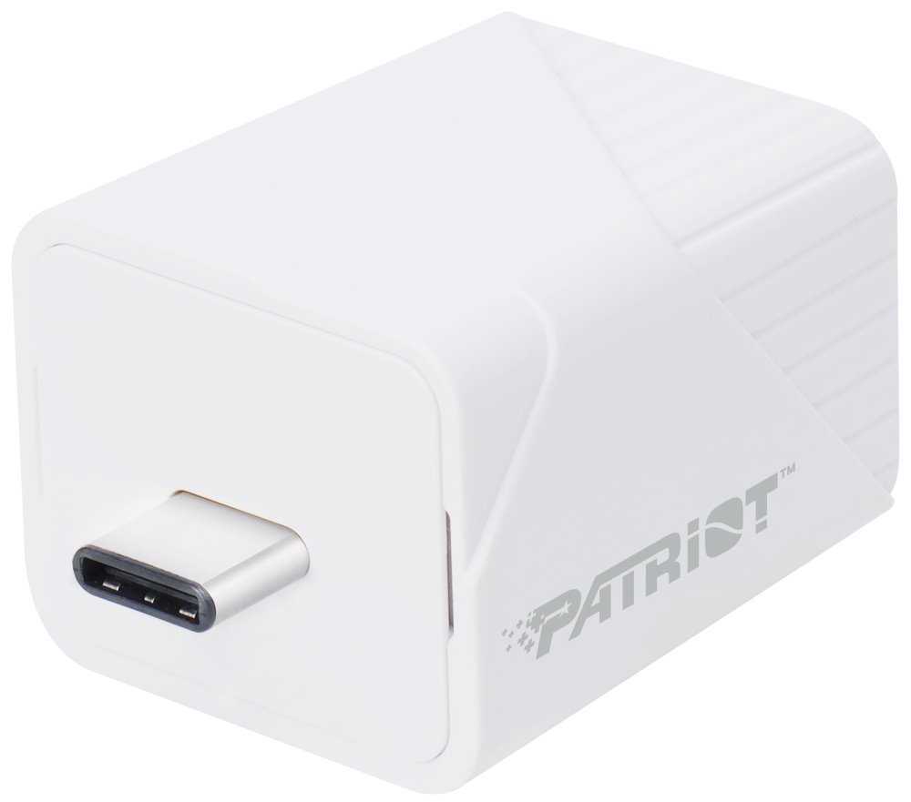 PATRIOT iLuxe Cube C 256GB / USB USB Typ-C / USB 3.2 Gen 1 / Apple MFi / Bílá