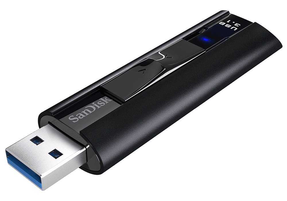 SanDisk Extreme Pro 128GB / USB 3.1 / čtení 420MB/s / černá