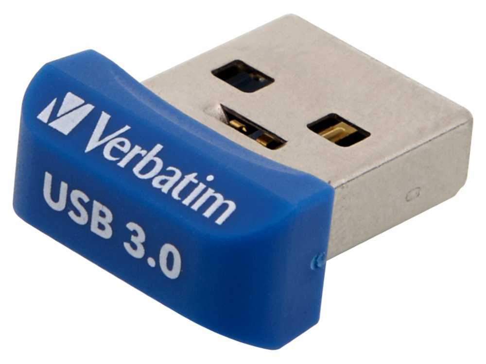VERBATIM Flash disk Store ´n´ Stay NANO/ 16GB/ USB 3.0/ modrá