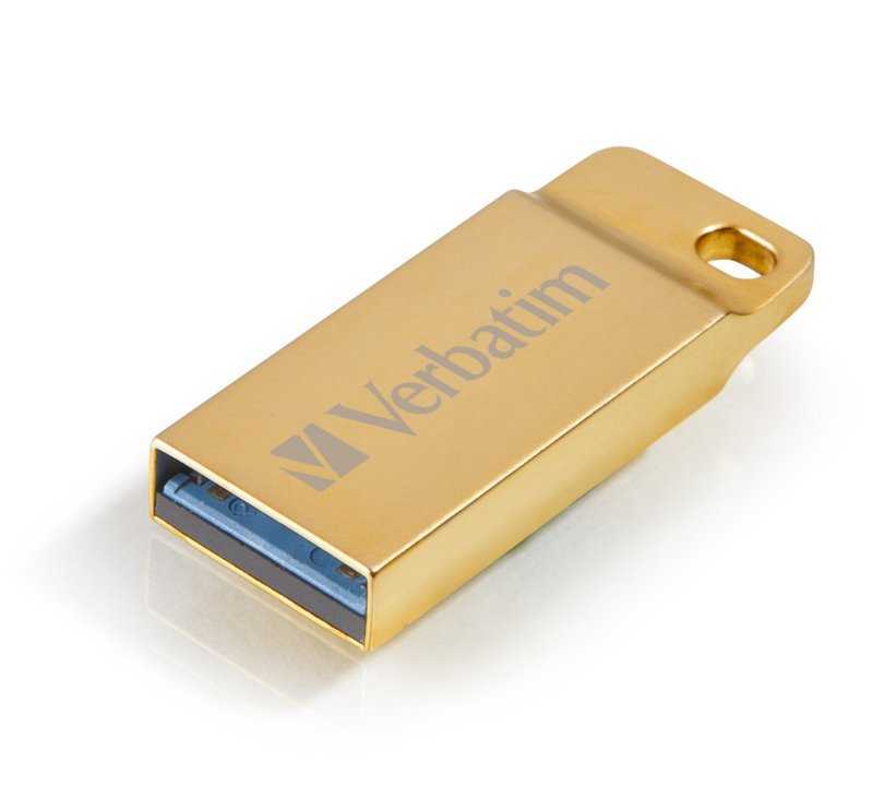 VERBATIM Flash disk Store ´n´ Go Metal Executive/ 16GB/ USB 3.0/ zlatá