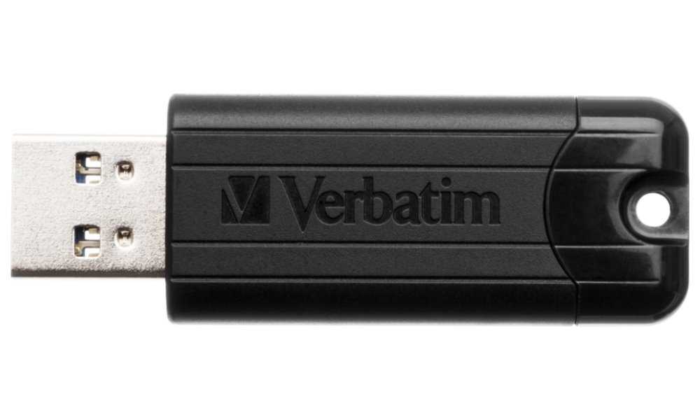VERBATIM Flash disk Store ´n´ Go PinStripe/ 256GB/ USB 3.0/ černá