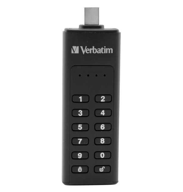 VERBATIM Flash disk Keypad Secure Drive/ 32GB/ USB-C