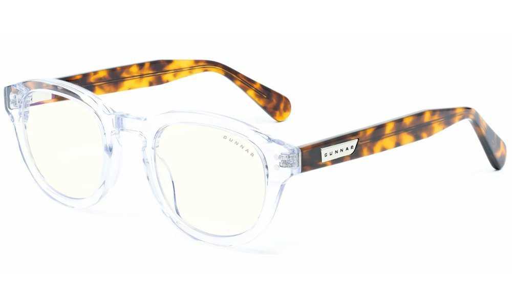 GUNNAR kancelářske/herní brýle  EMERY CRYSTAL/TORTOISE čirá skla BLF 35 GUNNAR focus