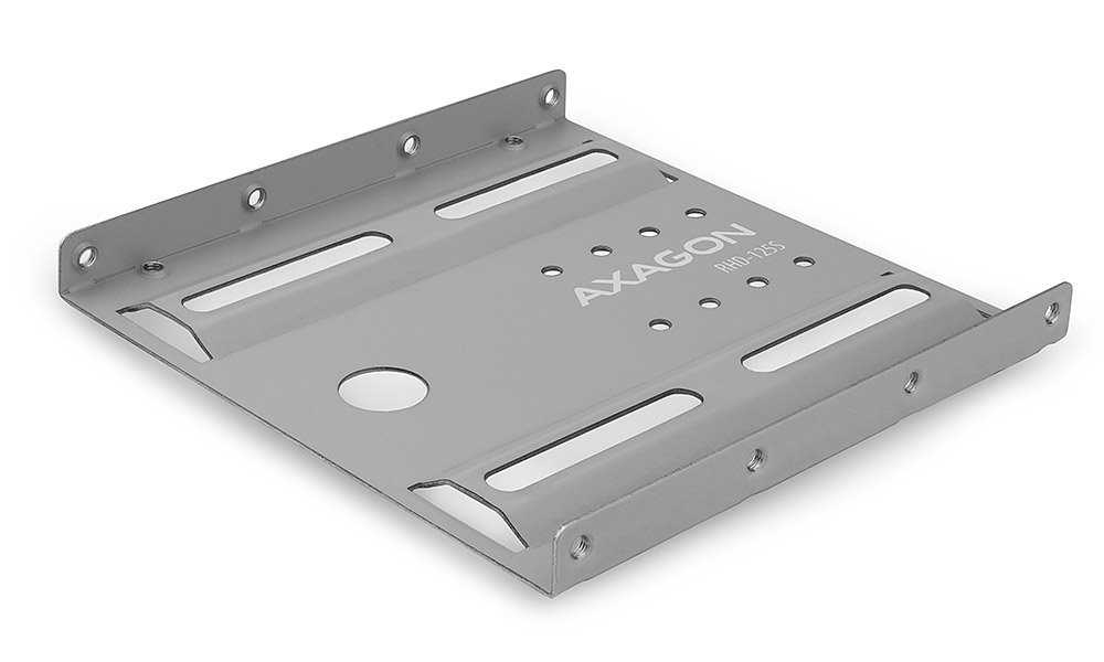 AXAGON kovový rámeček pro 1x 2,5" disk do 3,5" / RHD-125S / šedý