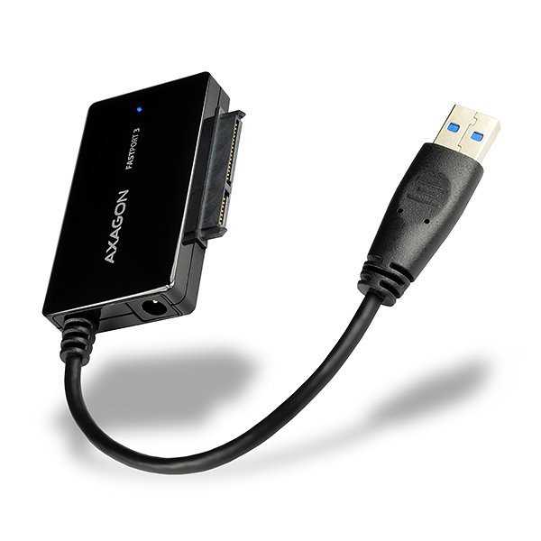 AXAGON USB adaptér pro SATA disk / ADSA-FP3 / USB 3.0 / SATA 6G / AC adaptér / 0,2m