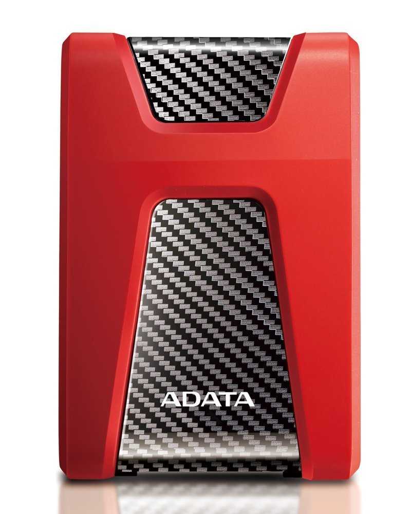 ADATA HD650 1TB HDD / Externí / 2,5" / USB 3.1 / červený