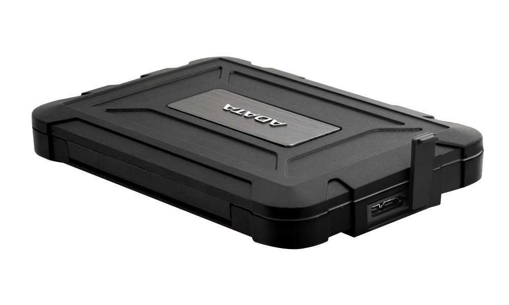 ADATA ED600 box pro 2,5" HDD/SSD / USB  / SATA 3.0 / IP54 Water/Dust proof / černý