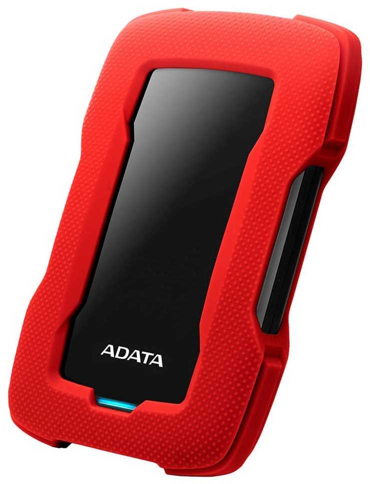 ADATA Durable Lite HD330 1TB HDD / externí / 2,5" / USB 3.1 / červená