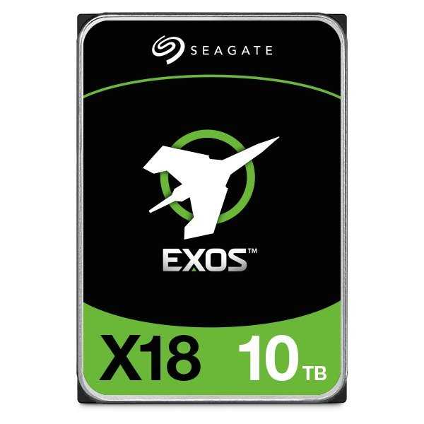SEAGATE Exos X18 10TB HDD / ST10000NM018G / SATA / 3,5" / 7200 rpm / 256MB / 512E/4KN