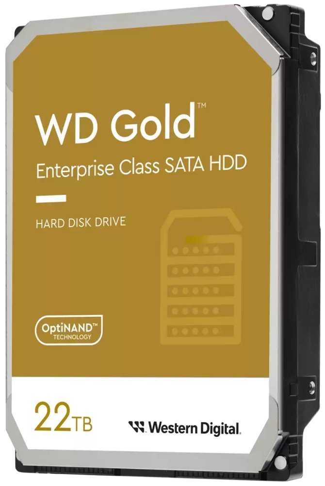 WD GOLD 22TB / WD221KRYZ / SATA III/  Interní 3,5"/ 7200rpm / 512MB