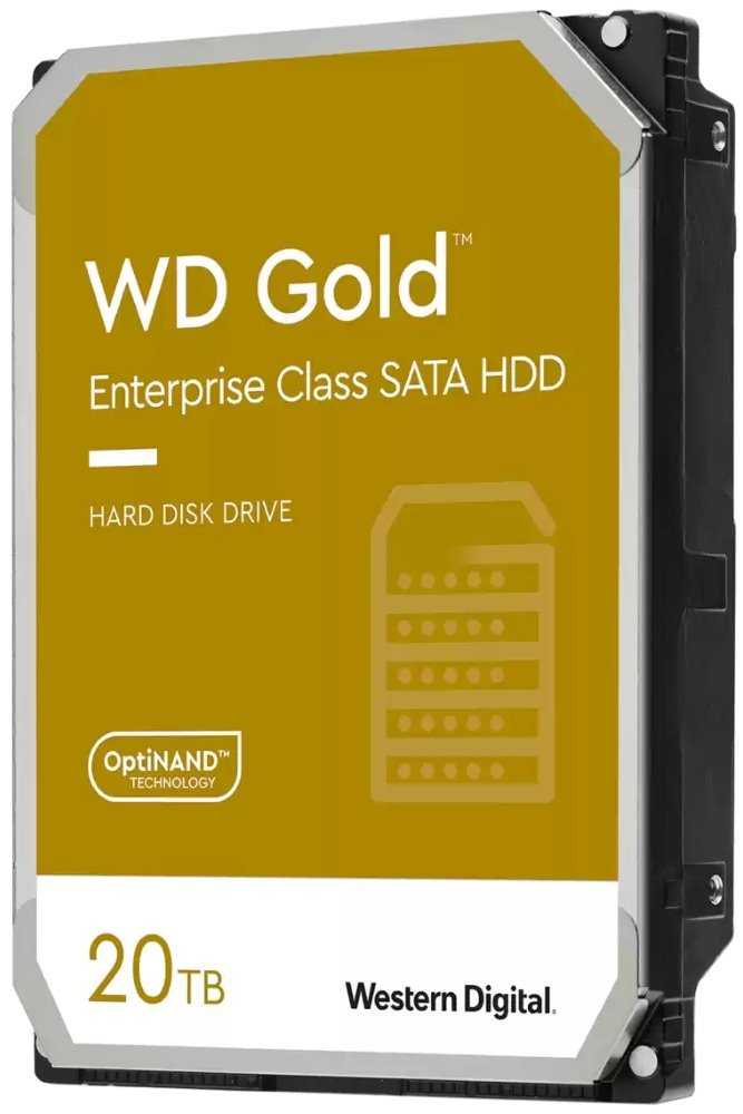 WD GOLD 20TB / WD202KRYZ / SATA 6Gb/s / Interní / 3,5" / 512MB