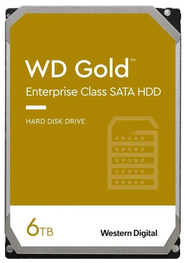 WD GOLD 6TB / WD6004FRYZ / SATA 6Gb/s / Interní / 3,5" / 7200rpm / 256MB