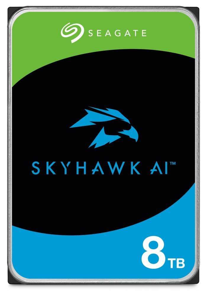 Seagate SkyHawk AI 8TB HDD / ST8000VE001 / Interní 3,5" / 7200 RPM / SATA 6Gb/s / 256 MB