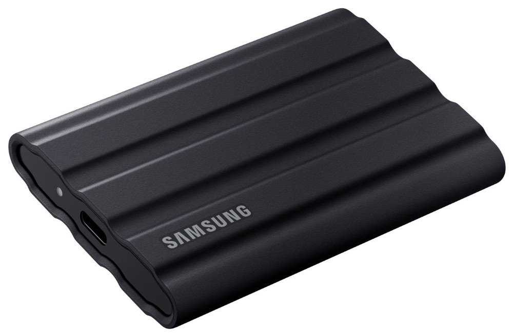 SAMSUNG Portable SSD T7 Shield 2TB / USB 3.2 Gen 2 / USB-C / Externí / Černý