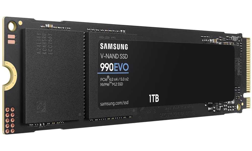 SAMSUNG 990 EVO 1TB SSD / M.2 2280 / PCIe 4.0 4x NVMe / Interní