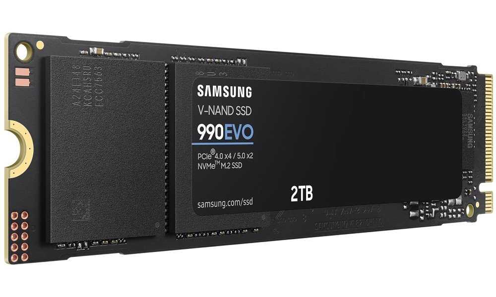SAMSUNG 990 EVO 2TB SSD / M.2 2280 / PCIe 4.0 4x NVMe / Interní