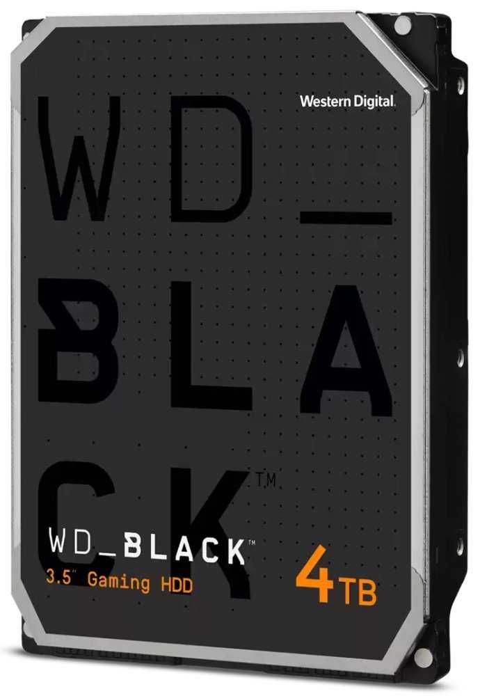 WD BLACK 4TB / WD4005FZBX / SATA 6Gb/s / Interní 3,5" / 7200rpm / 256MB