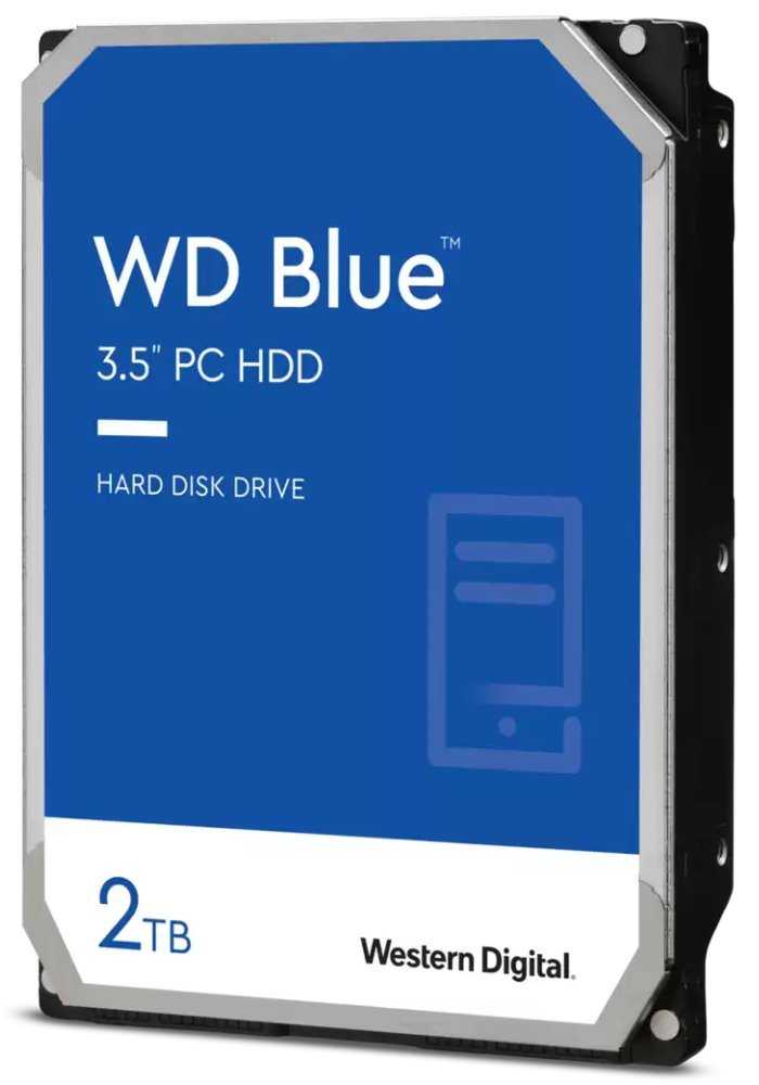 WD BLUE 2TB / WD20EZAZ / SATA 6Gb/s / Interní 3,5"/ 5400rpm / 256MB