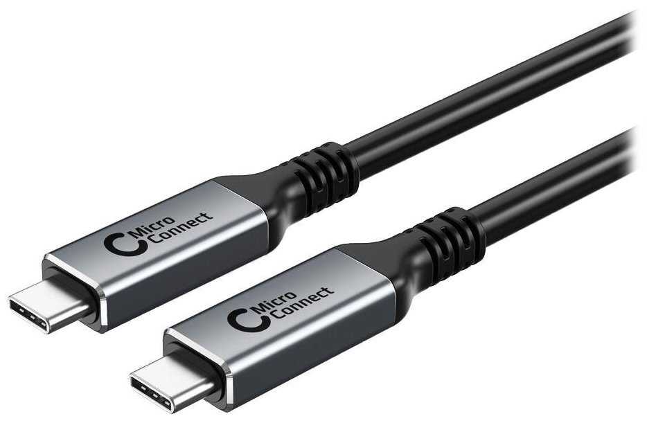 MicroConnect USB-C 3,2 cable/ 5m/ 100W power delivery/ 20Gbps/ UHD 4K 60Hz