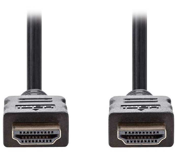 NEDIS High Speed HDMI kabel s ethernetem/ zlacené konektory HDMI-HDMI/ černý/ 7,5m