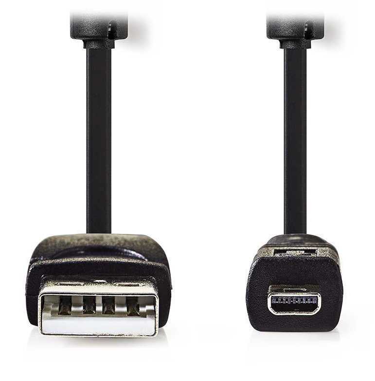 NEDIS kabel pro fotoaparát, USB 2.0 A - 8 pin zástrčka, Panasonic, Fujitsu, Kodak a další