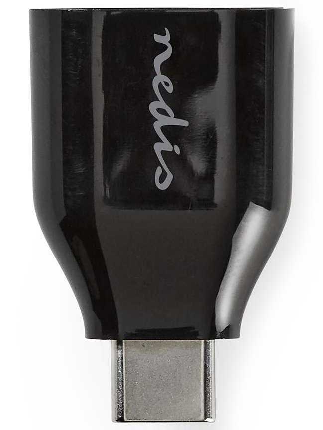 NEDIS adaptér USB 3.0/ zástrčka USB-C - zásuvka USB-A/ černý