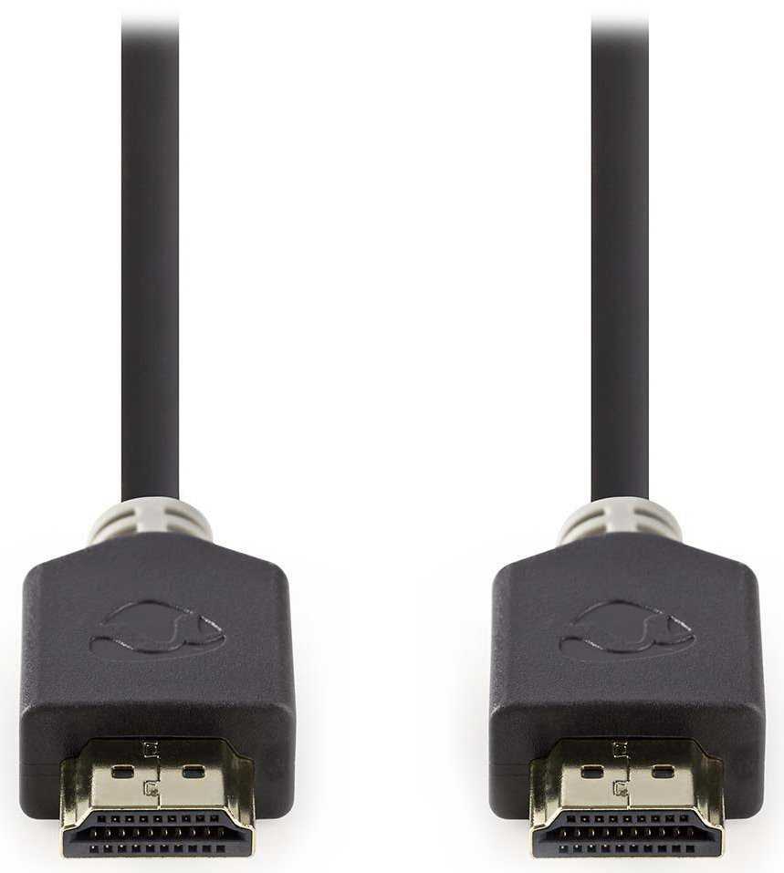 NEDIS High Speed HDMI 1.4 kabel s ethernetem/ 4K@30Hz/ zlacené konektory HDMI-HDMI/ antracit/ box/ 20m