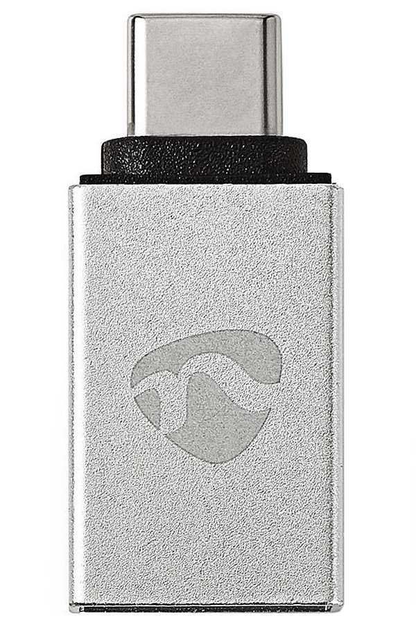 NEDIS PROFIGOLD USB-C/USB 3.2 Gen 1 adaptér/ USB-C zástrčka - USB-A zásuvka/ hliník/ stříbrný/ BOX