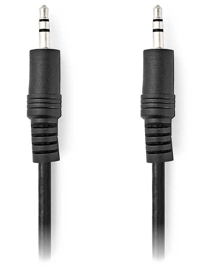 NEDIS stereo audio kabel s jackem/ zástrčka 3,5 mm - zástrčka 3,5 mm/ černý/ bulk/ 10m