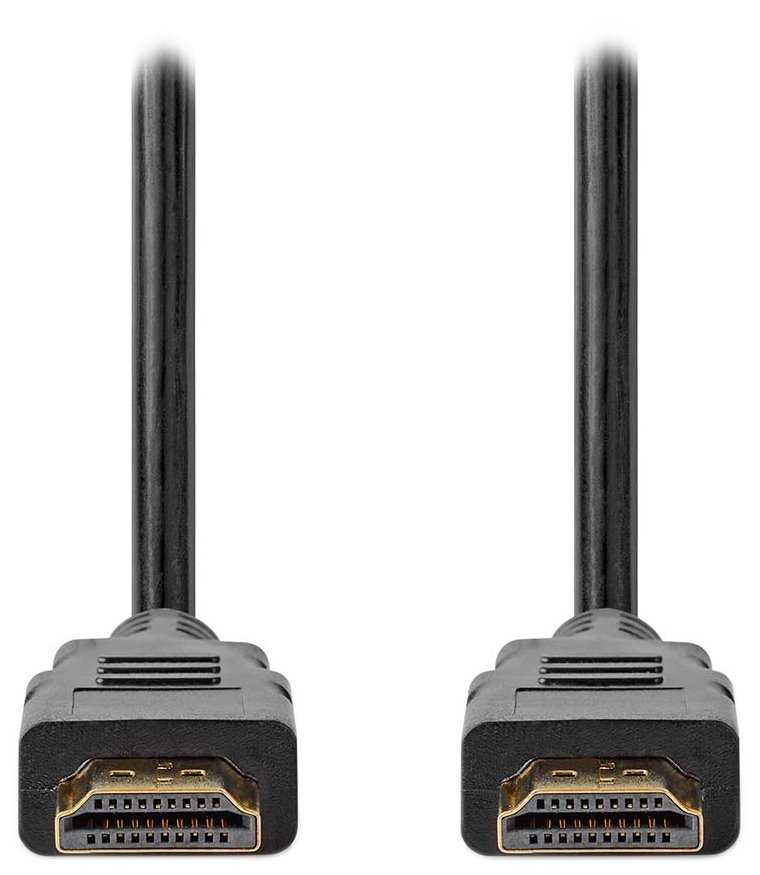 NEDIS Premium High Speed HDMI 2.0 kabel s ethernetem/ 4K@60Hz/ zlacené konektory HDMI-HDMI/ černý/ bulk/ 3m