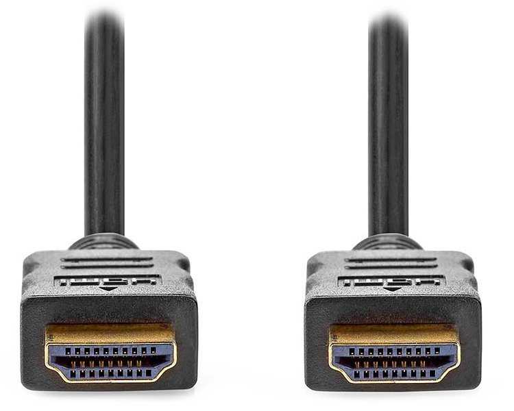 NEDIS High Speed HDMI 2.0 kabel s ethernetem/ 4K@60Hz/ zlacené konektory HDMI-HDMI/ černý/ bulk/ 1m