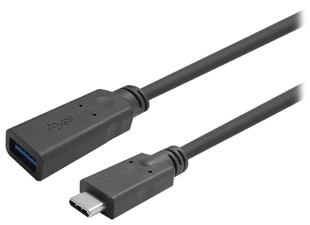 Vivolink USB-C male - A female Cable 5m Black