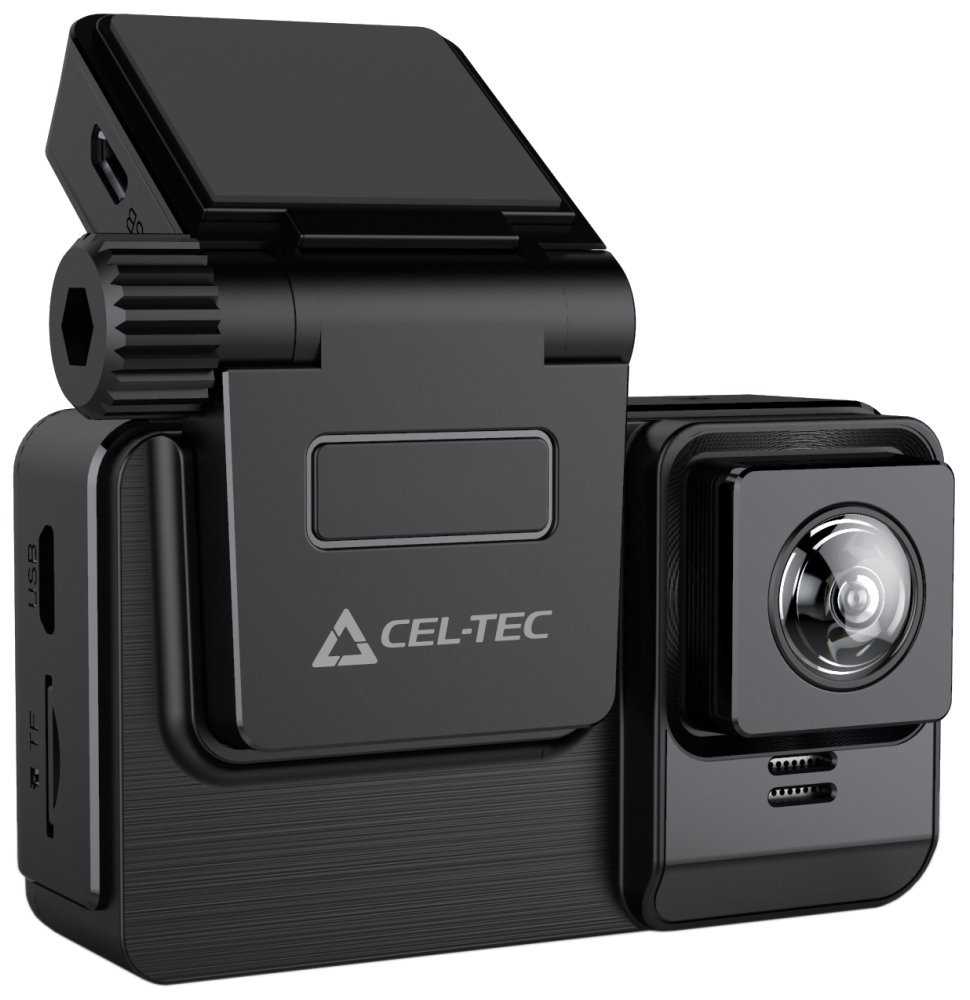 CEL-TEC palubní kamera do auta K6 Falcon GPS Magnetic Touch/1080p/2,45 IPS LCD/g senzor/magnetický držák/