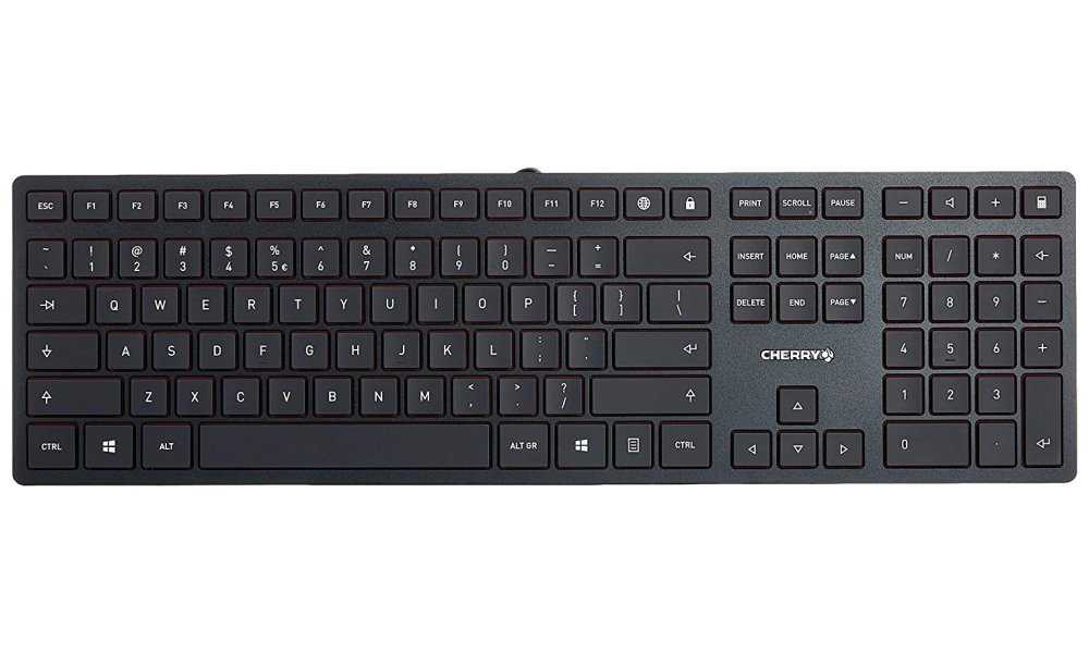 CHERRY klávesnice KC 6000 Slim EU layout černá