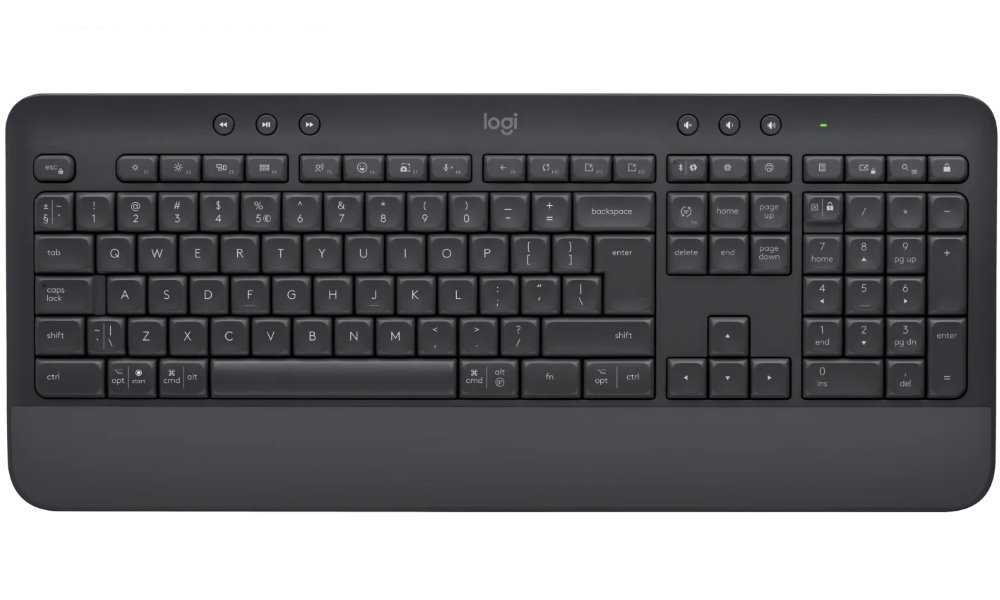 Logitech klávesnice Signature K650/ bezdrátová/ Bluetooth/ CZ/SK layout/ grafitová