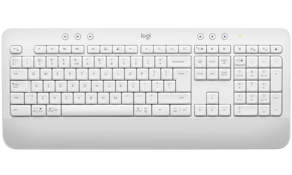 Logitech klávesnice Signature K650/ bezdrátová/ Bluetooth/ CZ/SK layout/ bílá