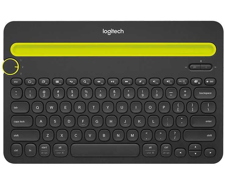 Logitech klávesnice K480/ Bezdrátová/ Bluetooth/ německý layout/ černá