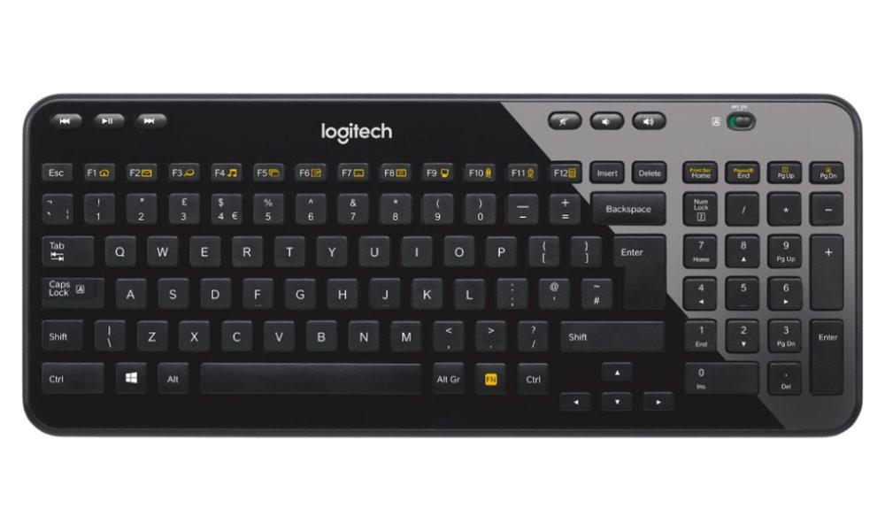Logitech klávesnice K360/ Bezdrátová/ 2.4GHz/ USB přijímač/ CZ/ Černá