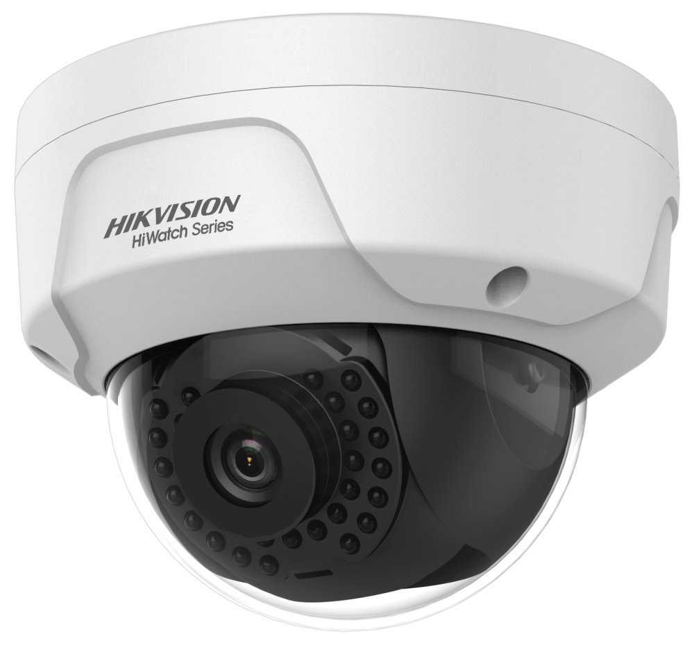 HIKVISION HiWatch IP kamera HWI-D140H(C)/ Dome/ 4Mpix/ objektiv 2,8mm/ H.265+/ krytí IP67+IK10/ IR až 30m/ kov+plast