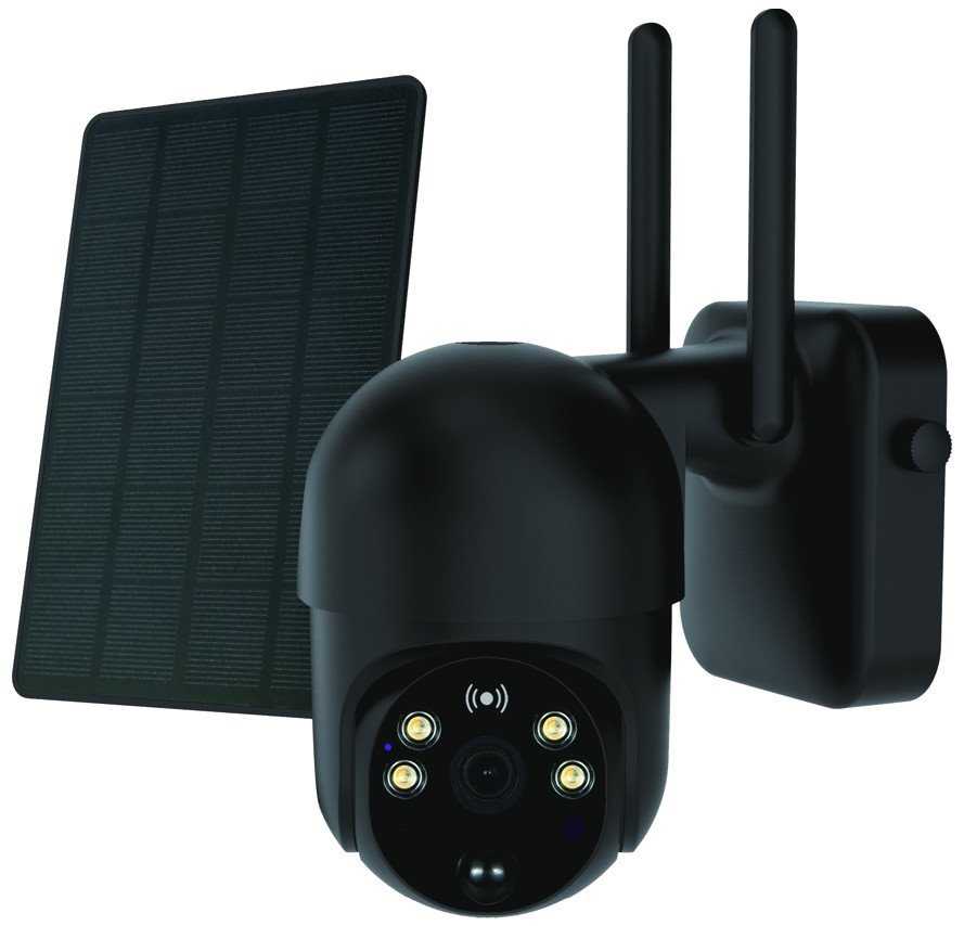 IMMAX NEO LITE SMART Security venkovní kamera SUN 4G, solární, IP65, HD, PIR čidlo, micro USB, outdoor, černá, TUYA