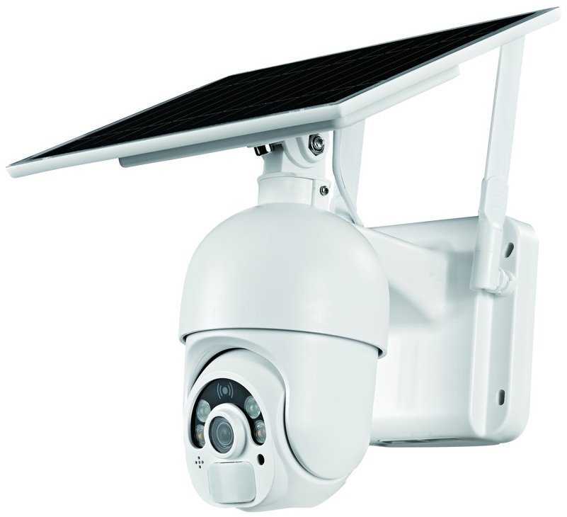 IMMAX NEO LITE SMART Security venkovní kamera SUN, solární, IP65, HD, PIR čidlo, micro USB, outdoor, bílá, Wi-Fi, TUYA