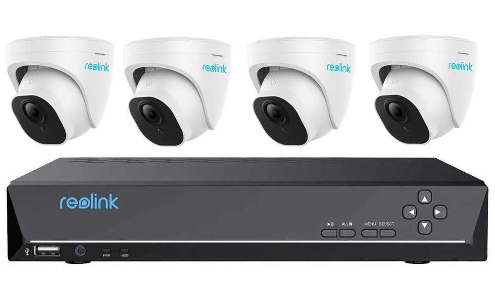 Reolink NVS8-8MD4 set videorekordér a 4ks IP kamera P334, 8x PoE, včetně 2TB HDD ( max. 2x 6TB ), VGA, HDMI, IP kamery 8