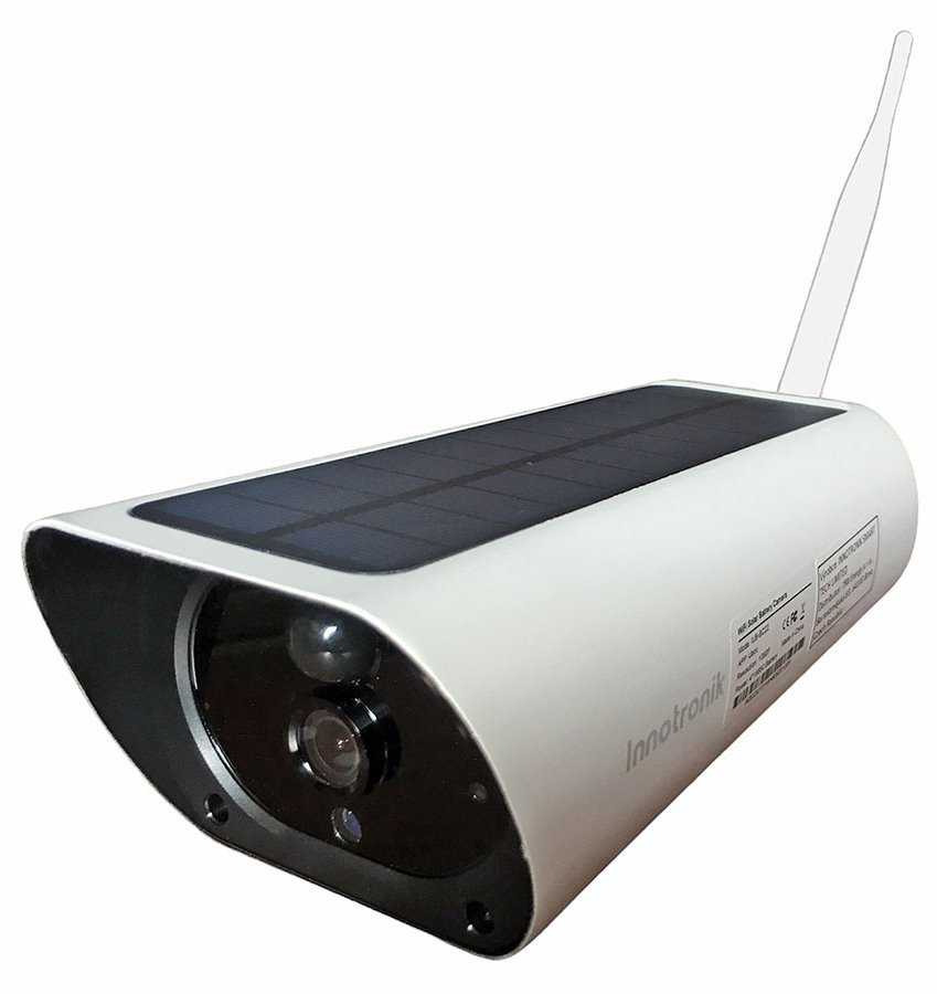 TRX Bezpečnostní IP kamera Innotronik IUB-BC22, bezdrátová, 2.0Mpix, WiFi, solární panel, Li-Ion baterie