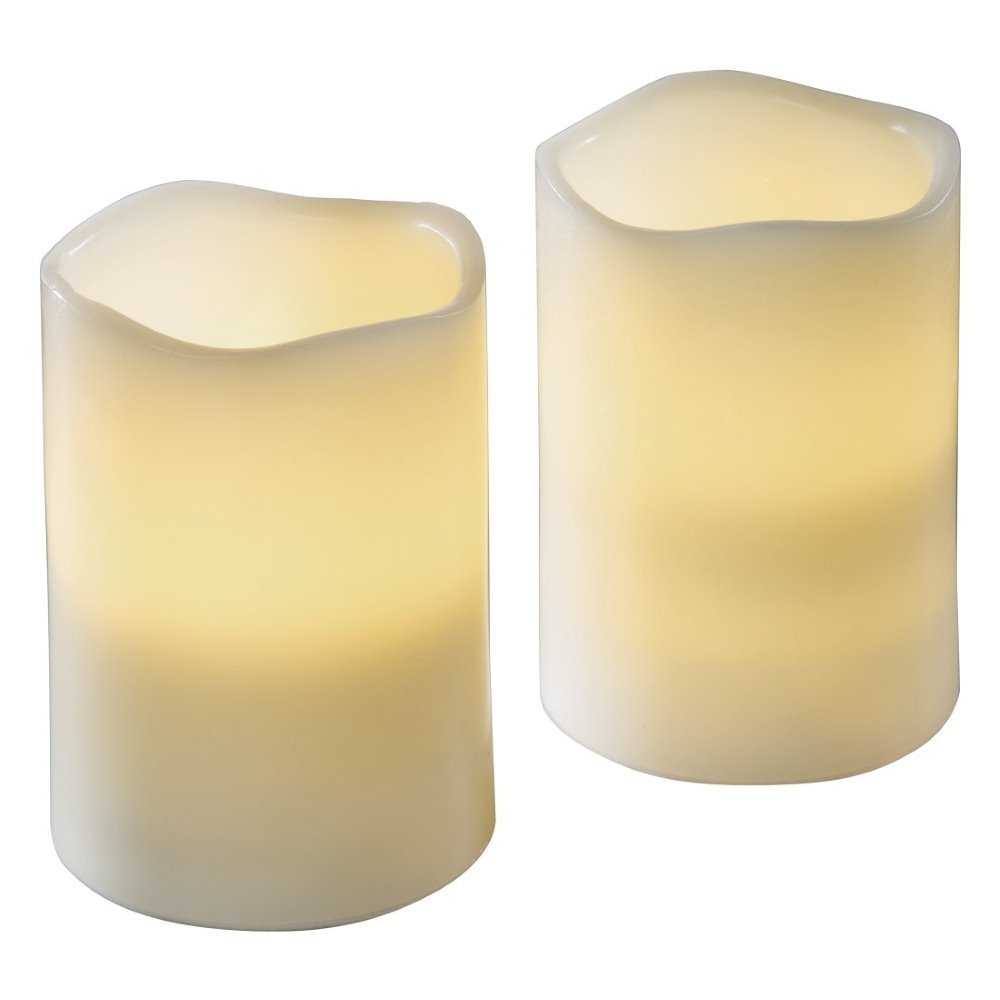 HAMA LED svíčky z pravého vosku/ 3x AAA/ 2ks/ bílé