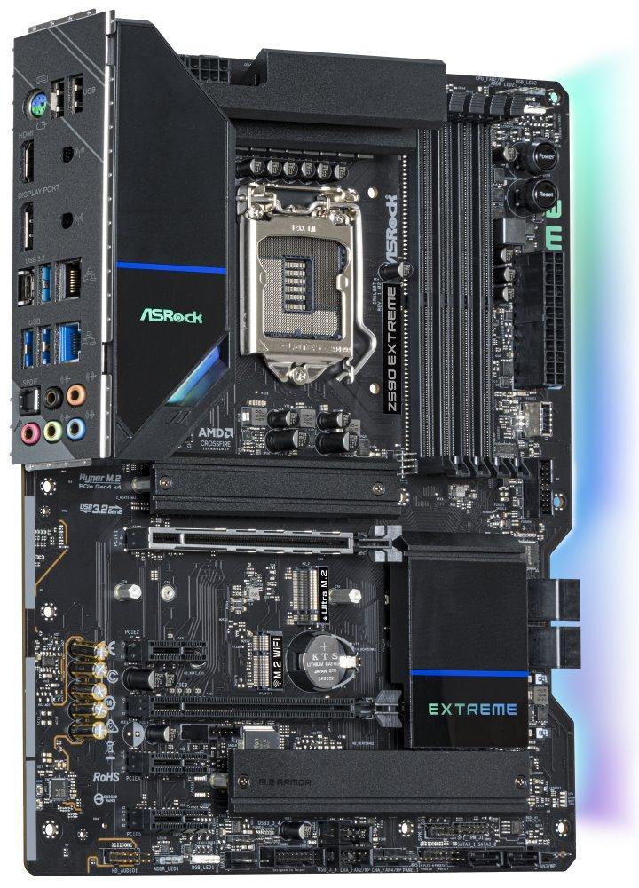 ASRock Z590 EXTREME / LGA1200 / Intel Z590 / 4x DDR4 / 3x M.2 / HDMI / DP / USB-C / ATX