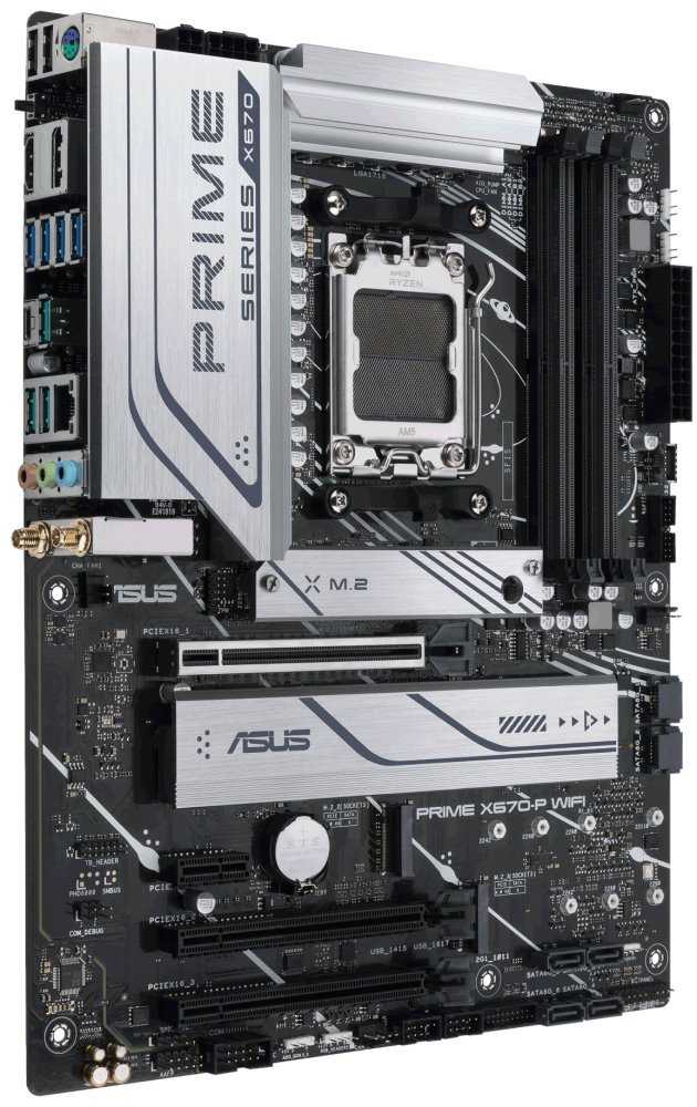 ASUS PRIME X670-P WIFI / AMD X670 / AM5 / 4x DDR5 / 3x M.2 / HDMI / DP / USB-C / WiFi / ATX