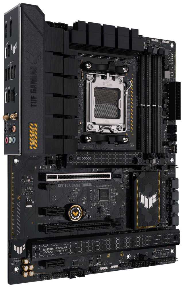 ASUS TUF GAMING B650-PLUS WIFI / AMD B650 / AM5 / 4x DDR5 / 3x M.2 / HDMI / DP / USB-C / WiFi / ATX
