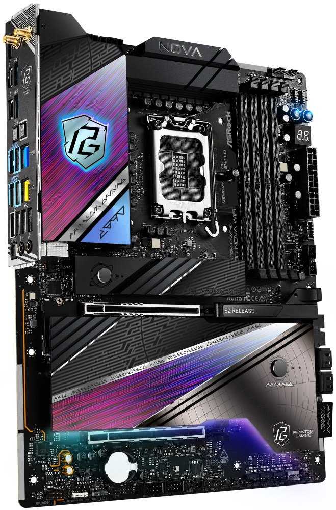 ASRock Z890 Nova WiFi / Intel Z890 / LGA1851 / 4x DDR5 / 6x M.2 / HDMI / 2x Thunderbolt 4 / WiFi / ATX