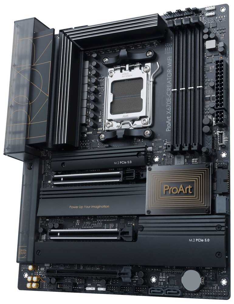 ASUS ProArt X670E-CREATOR WIFI / AM5 / X670 / 4x DDR5 / M.2 / USB-C / HDMI / DP / WIFI / ATX