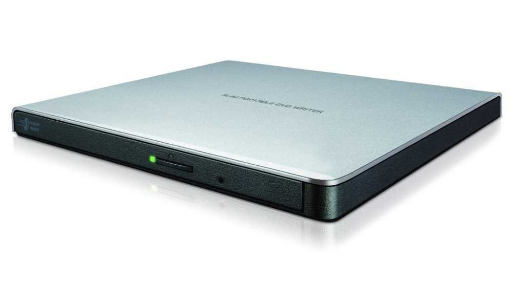 Hitachi-LG GP57ES40 / DVD-RW / externí / M-Disc / USB / stříbrná